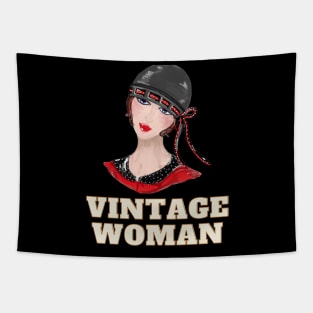 Vintage Woman Tapestry