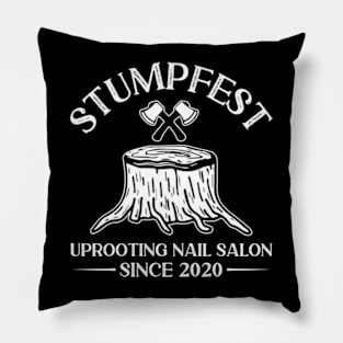 Stumpfest Funny Bluey Uprooting Nail Salons Pillow