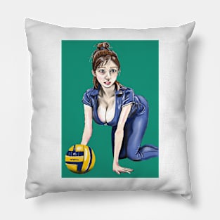 Volleyball Time Pillow