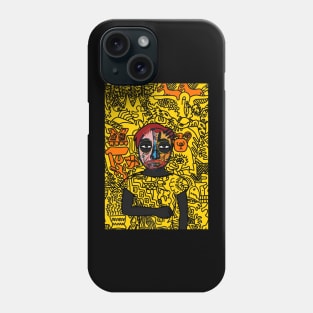 311 - Gengis Khan NFT - Unique Female Character Doodle Phone Case