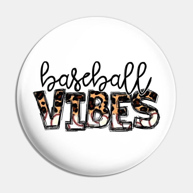 Baseball Vibes Leopard   Baseball Mom Pin by Wonder man 