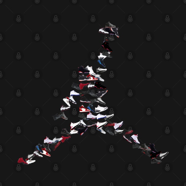 Sneakers Collage 23 - Pixelated ! by Buff Geeks Art