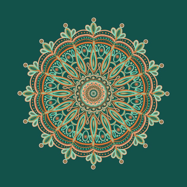 Bohochic Mandala - AQUA by Lio Does Things