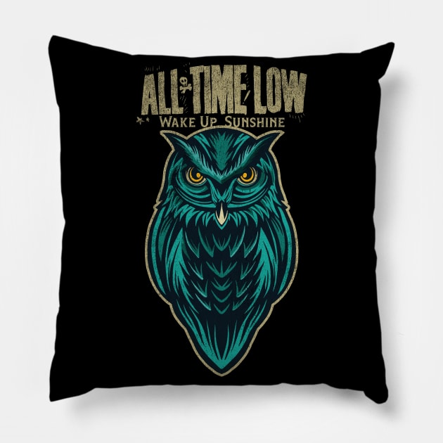 Sunshine Time Low Pillow by wiswisna