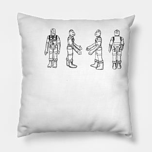 Toy vintage patent drawing Pillow