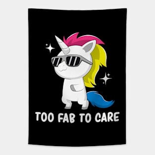 Pansexual Pride Flag Month Cute Lgbtqia Unicorn Pansexuality Tapestry