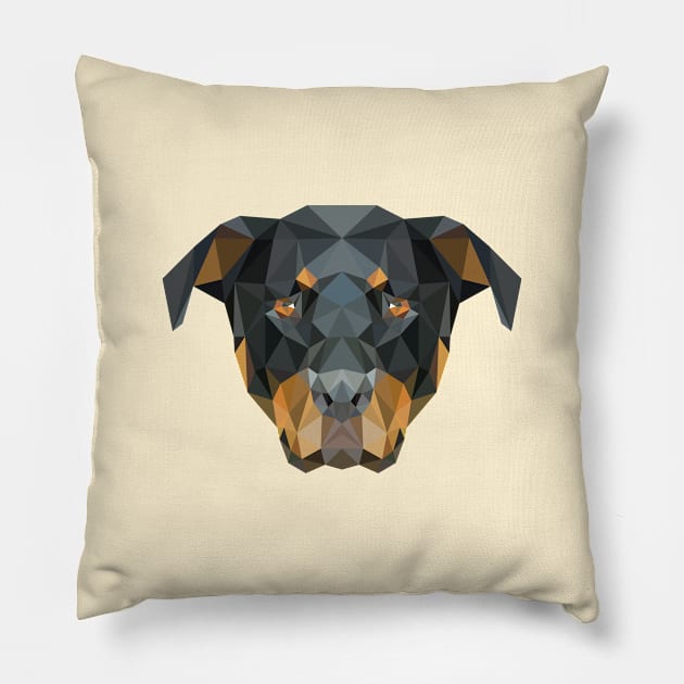 Rottweiler Pillow by MKD