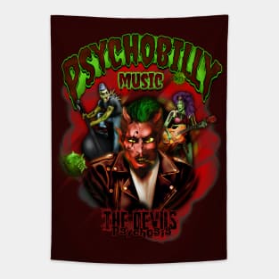 Psychobilly Music Tapestry