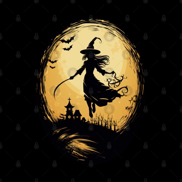 Bewitching Silhouettes: A Halloween Night's Dream by TooplesArt