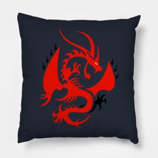 Red Dragon 2 Pillow