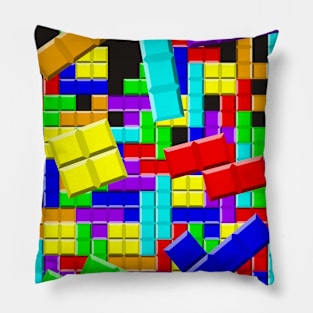 Vintage Block Drop Pillow