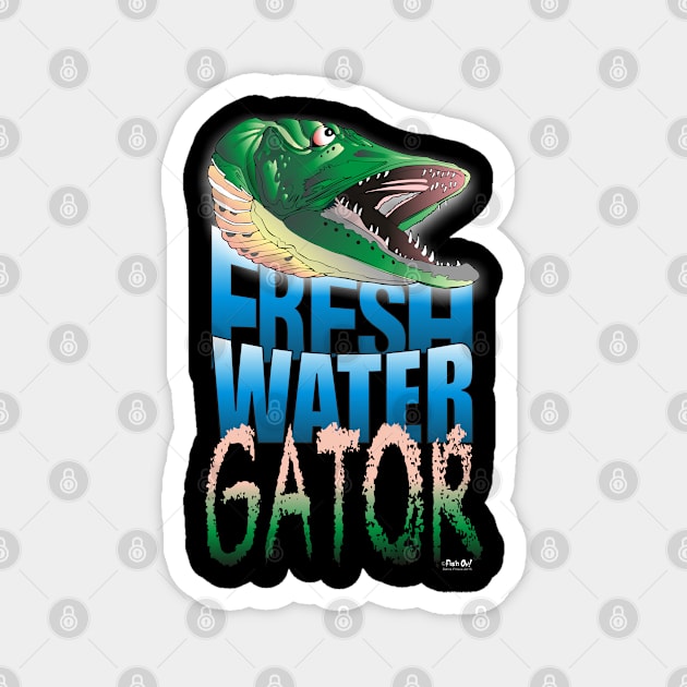 Pike Fresh Water Gator Magnet by Get It Wet