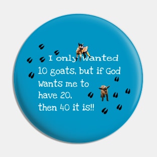 Buy All the Goats Pin