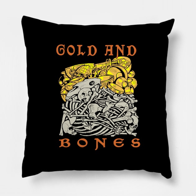 Norse gold and bones. Pillow by Cohort shirts