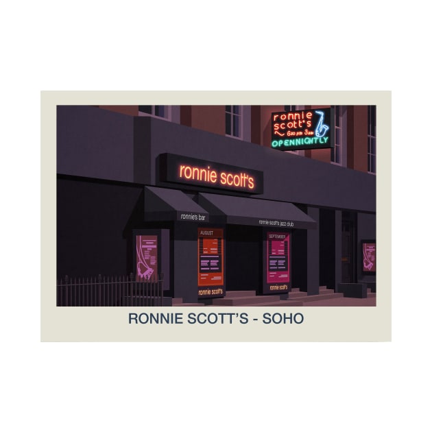 Ronnie Scott's Jazz Nightclub by brizzaleave