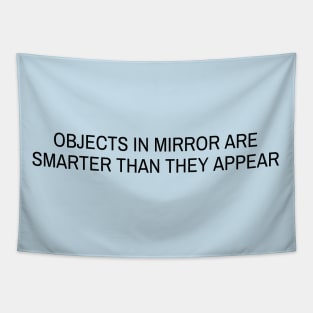 Objects in mirror are SMARTER than they appear Tapestry