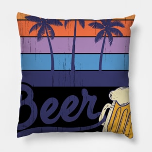 Funny Drinking BEER ME Summer Pillow