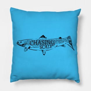 Chasing Big Trout Pillow