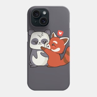 Trash Panda Loves Real Panda Phone Case