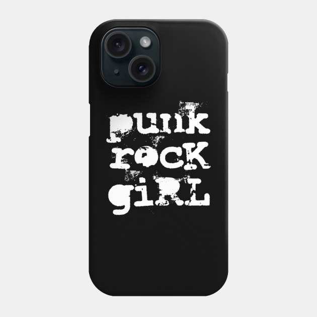 Punk Rock Girl Phone Case by Oolong