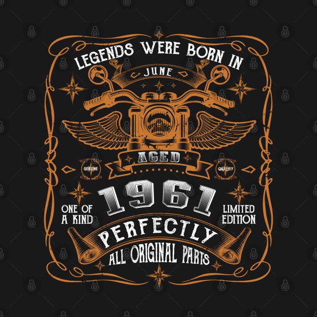 Legends Born In June 1962 61st Birthday by Cartine