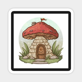 Mushroom Tower Magnet