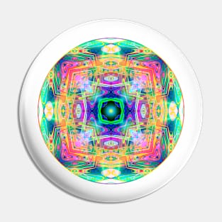 colorful abstract circle Pin