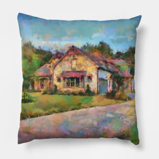 Bungalow House Pillow