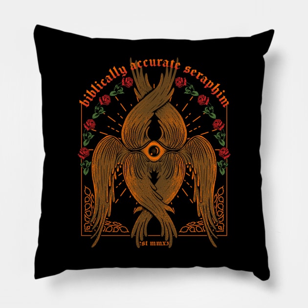 Biblically Accurate Angel Pillow by Streetwise Graphics