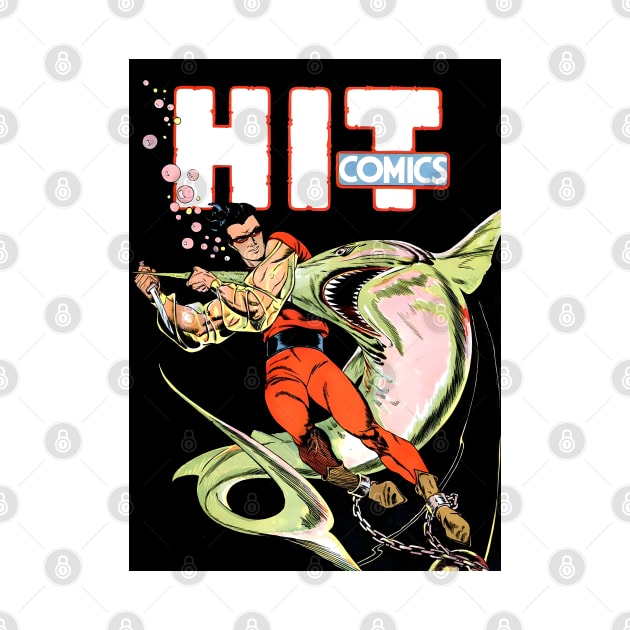 Hit Comics - Retro Poster Art by TooplesArt