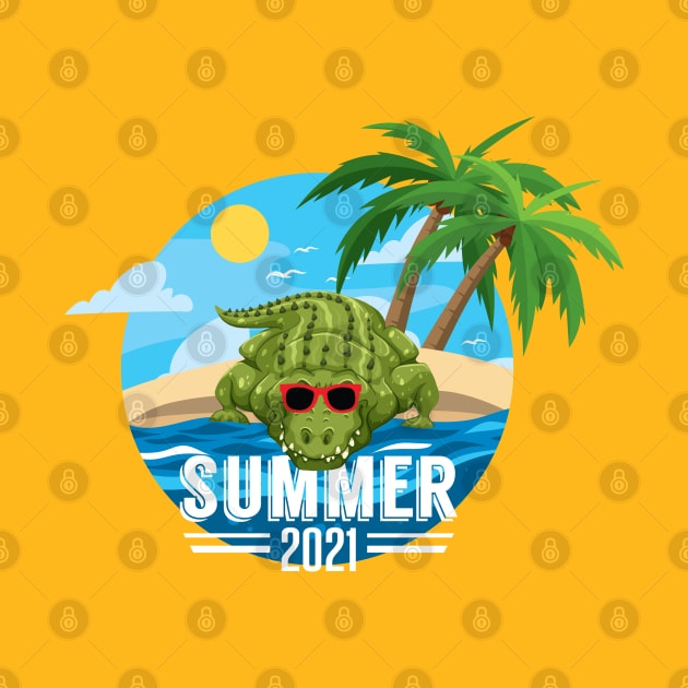 Summer Gator 2021 by thouless_art