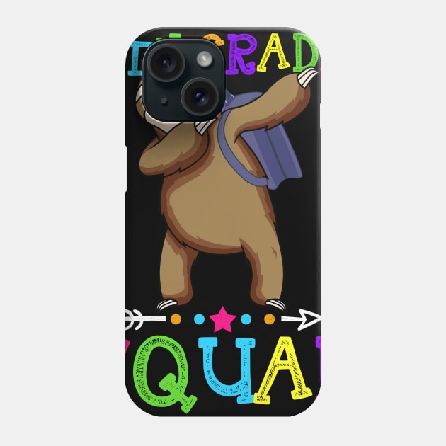 Sloth Team 4th Grade Squad Teacher Back To School Phone Case by kateeleone97023