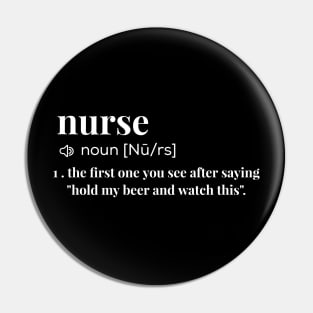 Funny nurse definition Pin