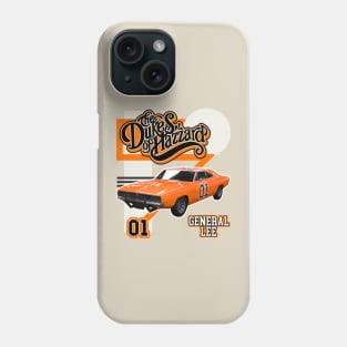 Retro Style General Lee Hazzard Racing Design Phone Case