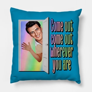 Rock Hudson - Gay Pride Pillow