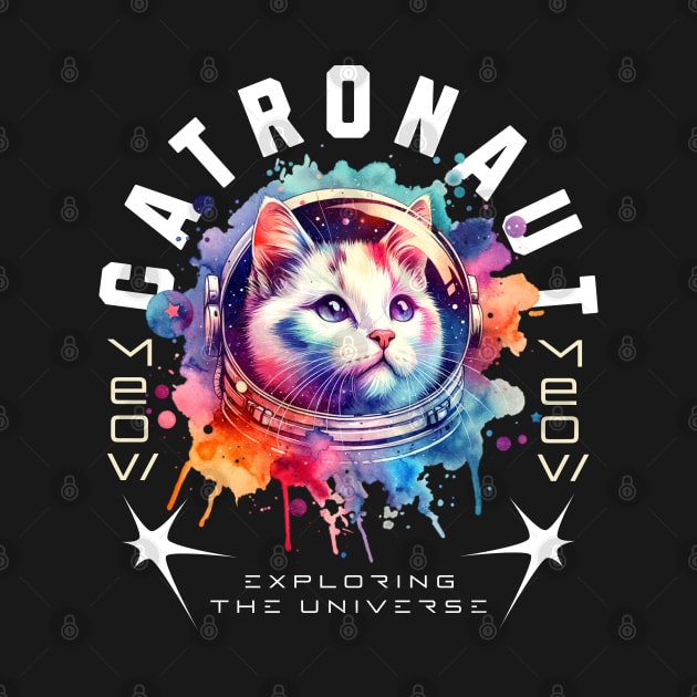 Cat in Space, Cat Lovers, Kitten in Space, Astronaut Cat, Astro Cat by TayaDesign