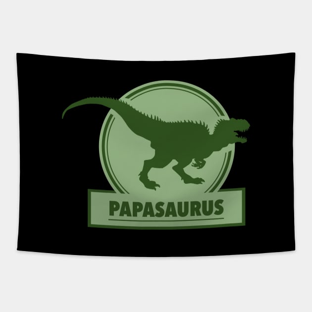 Papasaurus Tapestry by Tanimator