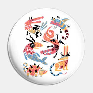 Colorful Alebrijes Pin