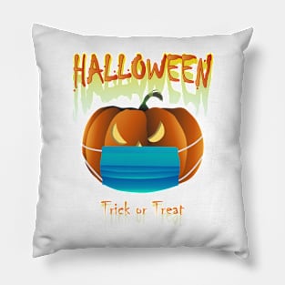 Halloween pumpkin character musk Pillow