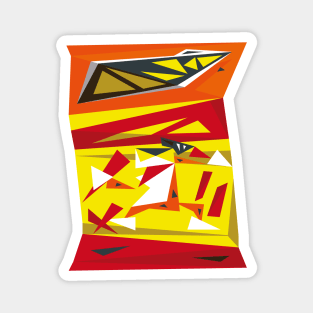 Item F10 of 30 (Flaming Hot Cheetos Abstract Study) Magnet