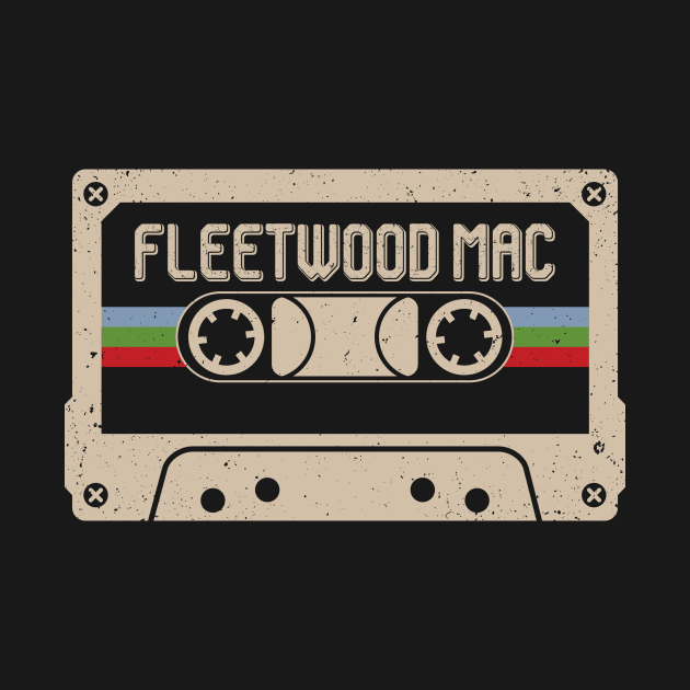 Personalized Fleetwood Name Birthday Vintage Cassette Tape by Horton Cyborgrobot