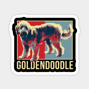 GoldenDoodle Dog design - Hipster Style For Dog Lover Magnet