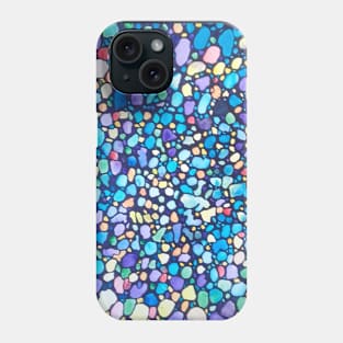 Colourful Beach Pebbles painting Phone Case