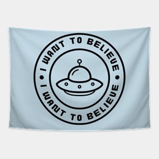 i want to belive alien Tapestry