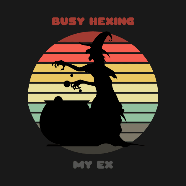 Sunset Witch / Busy Hexing My Ex by nathalieaynie