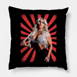 Tiffany Stratton Wrestling Vintage Fan Art Pillow