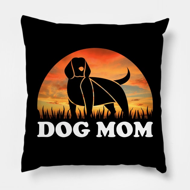 Dog Mom Pillow by Hifzhan Graphics