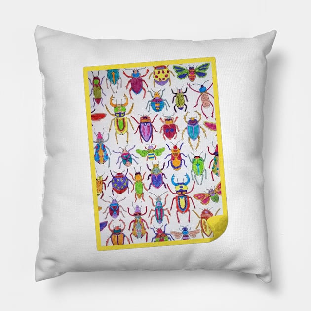 Insects Pillow by mpmi0801