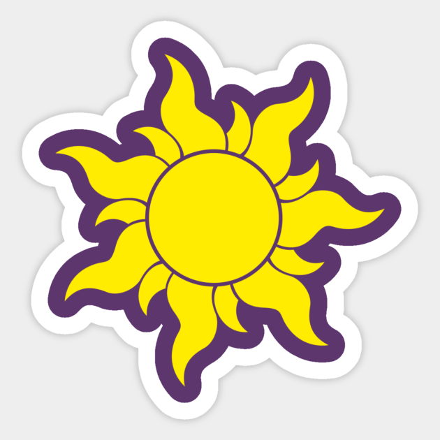 rapunzel logo and sun