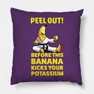 PEEL OUT! Karate Banana Pillow